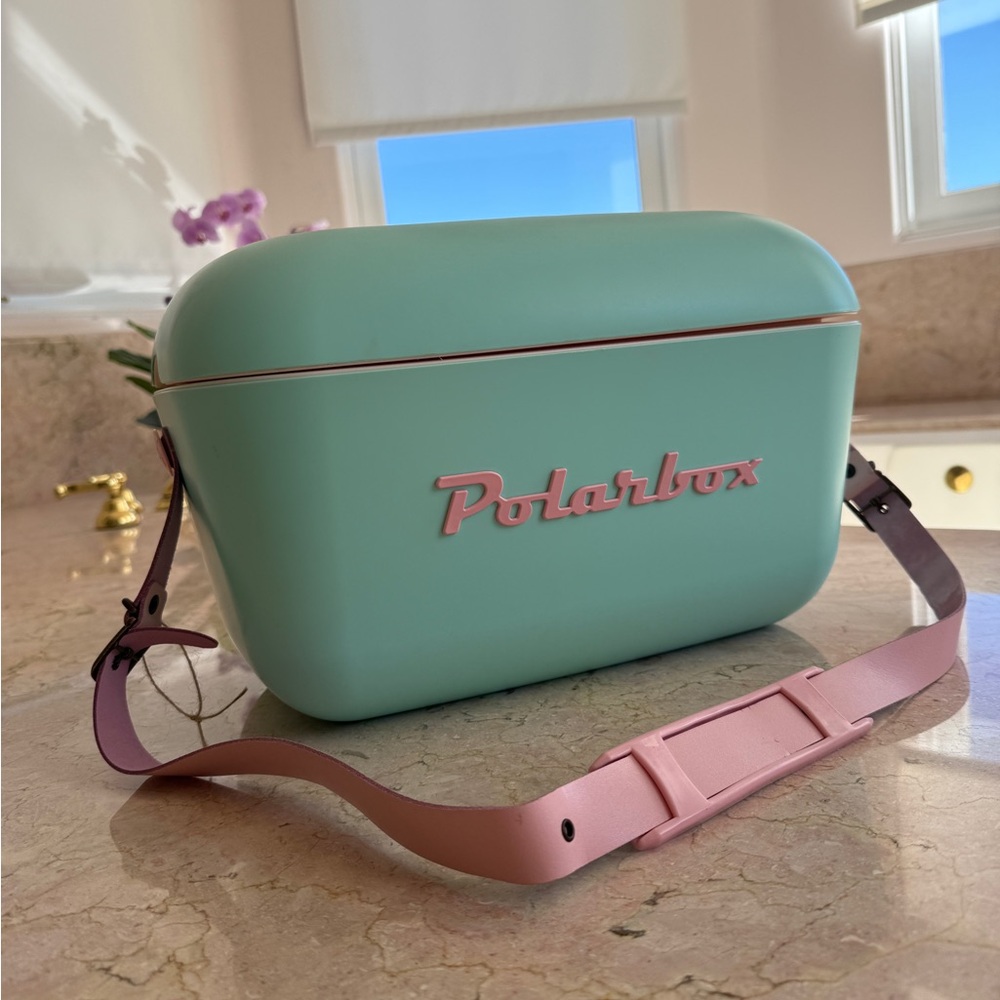 Mint Green and Pink Polar Box never used